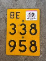 BE Mofa Nummernschild 338 958
