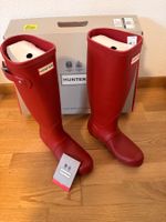 Hunter Original Tall Rain Boots – Matte Red | Size EU 38
