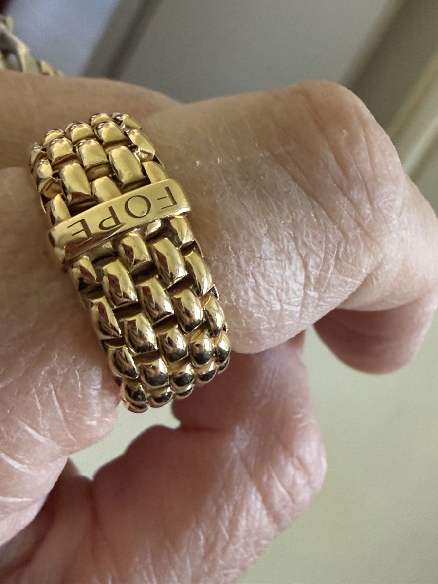 Anelli: Fope Original Gold Ring 18 Karat – Usato da Allschwil venduto da Figidindia 2