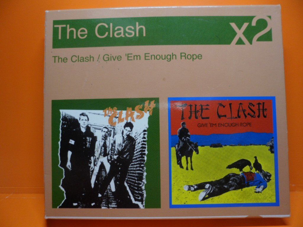 CDs: THE  CLASH  2 CD   the clash,  give 'em enough rope – Gebraucht aus Langnau i. E. von gf2_29jt