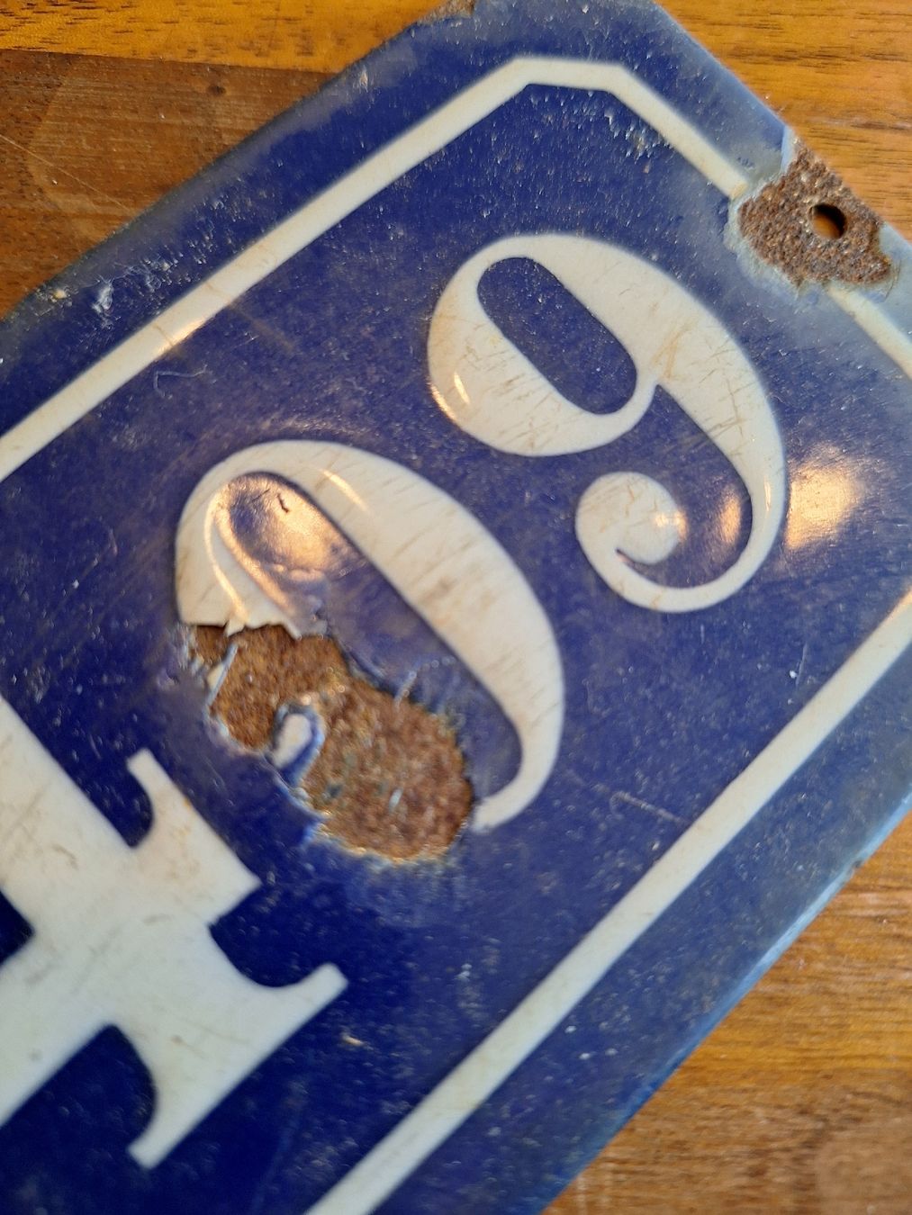 Schilder: Email Hausnummer 409 – Gebraucht aus Goldach von Pw1427 2