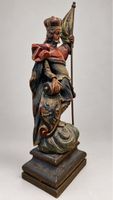 Der heilige Wenzel Holz H:52 cm 1800/1820