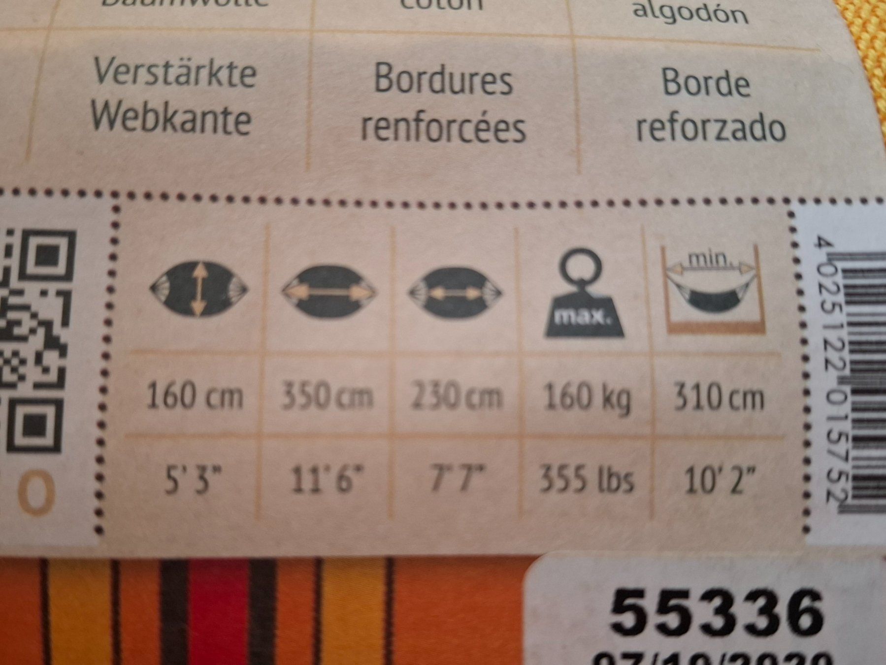 Amache: Hängematte "La Siesta Currambera Apricot" – Nuovo e nell'imballaggio originale da Kirchberg BE venduto da Hanuka 3