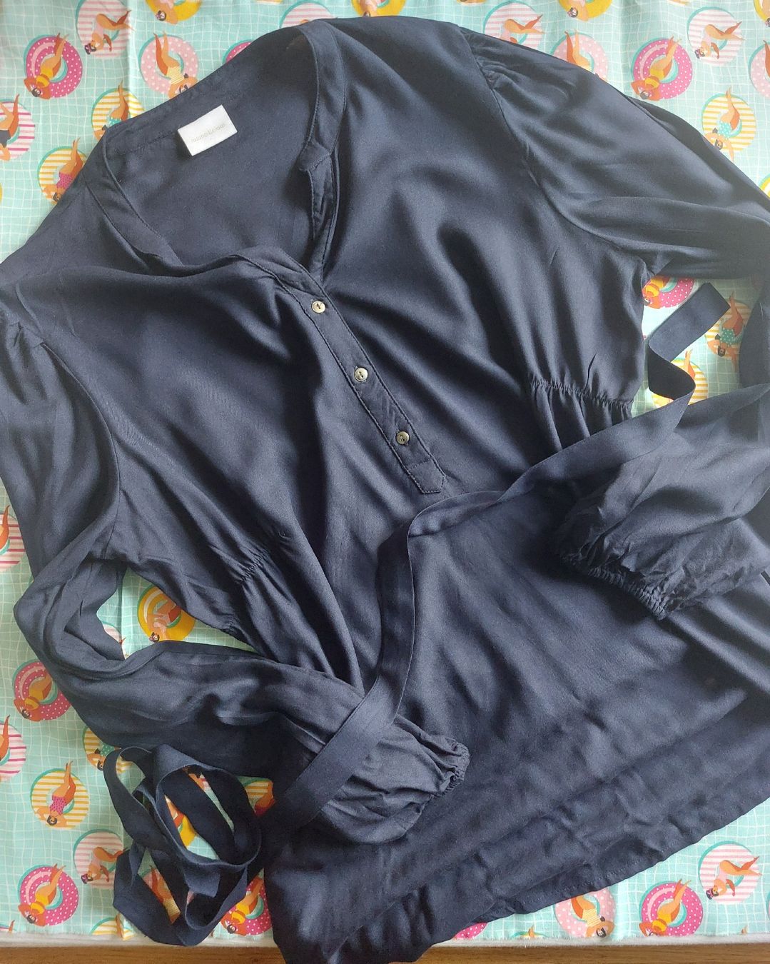 Mamalicious Camicette: Mamalicious Maternity Bluse in dark blue size L – Nuovo (secondo la descrizione) da Biel/Bienne venduto da Pocahontas_1 6