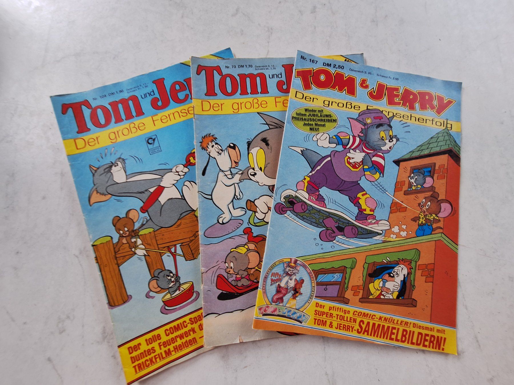 Fumetti: 3 X TOM & JERRY COMICS – Usato da Huttwil venduto da Kunterbuntli