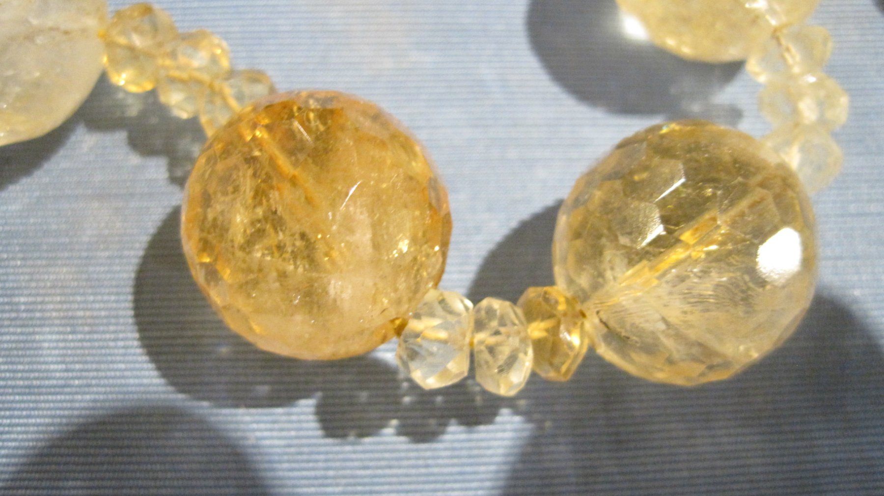 Catenine: grosse Zitrinkette – Usato da Bischofszell venduto da Joachim-115 2