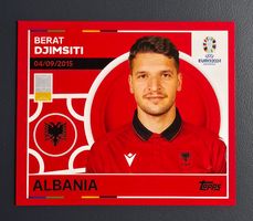 Berat Djimsiti, Topps UEFA EM 2024 SWISS EDITION, ALB 6