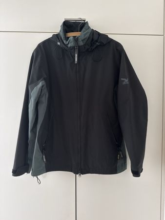 Regenjacke, Top Zustand, Schwarz/Grau