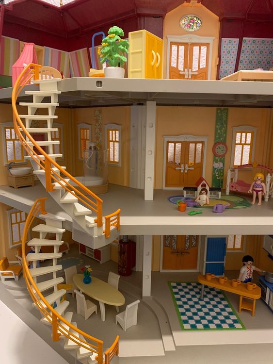  Foto zu Playmobil Haus Wohnhaus Villa Puppenhaus Schloss Palast 