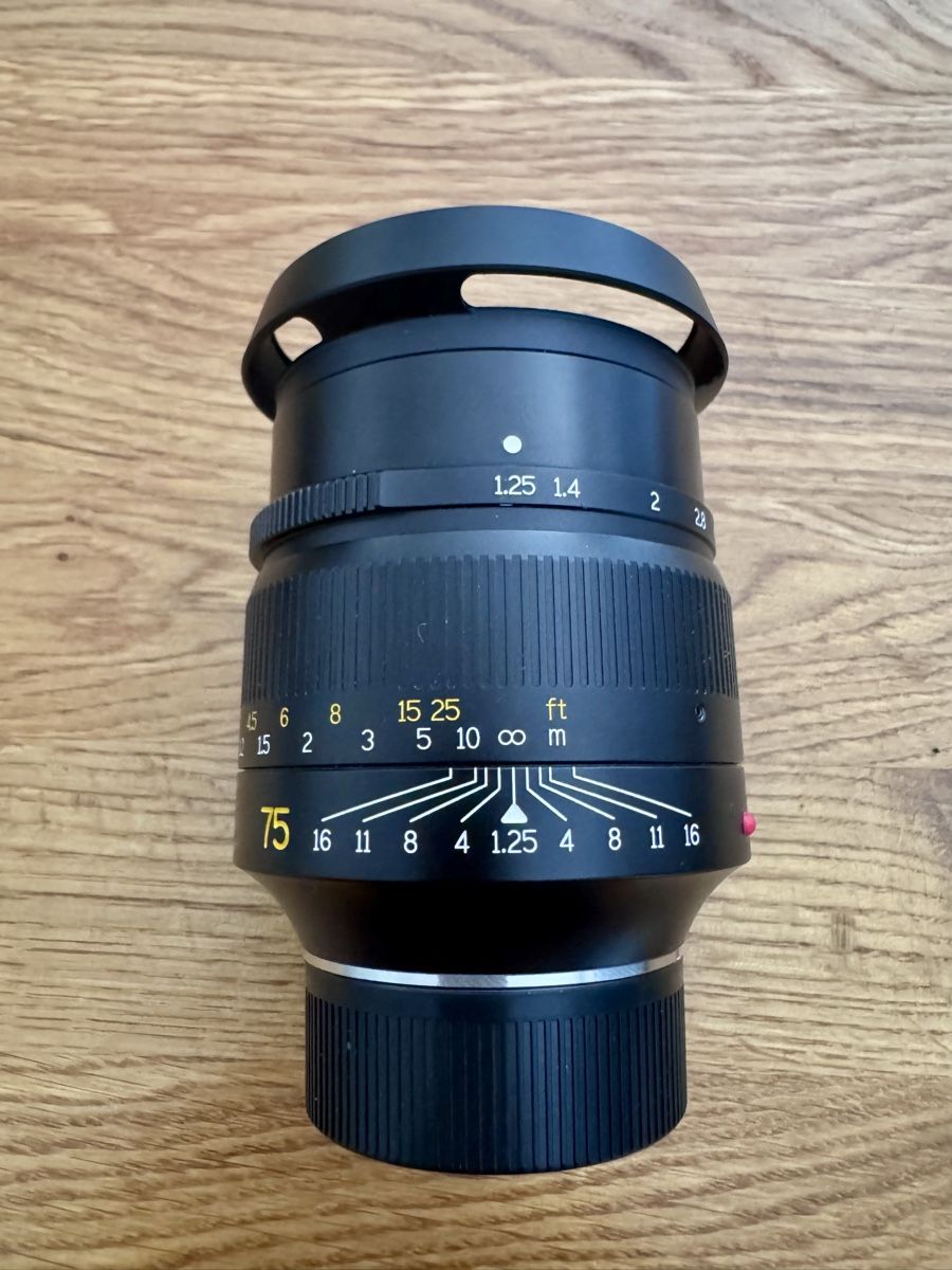 7artisans Obiettivi: 7Artisans Leica M 1,25/75 – Nuovo e nell'imballaggio originale da Bramois venduto da Cornalin357