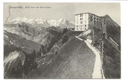 Stanserhorn (NW) Hotel - alte Standseilbahn - Stans 1908