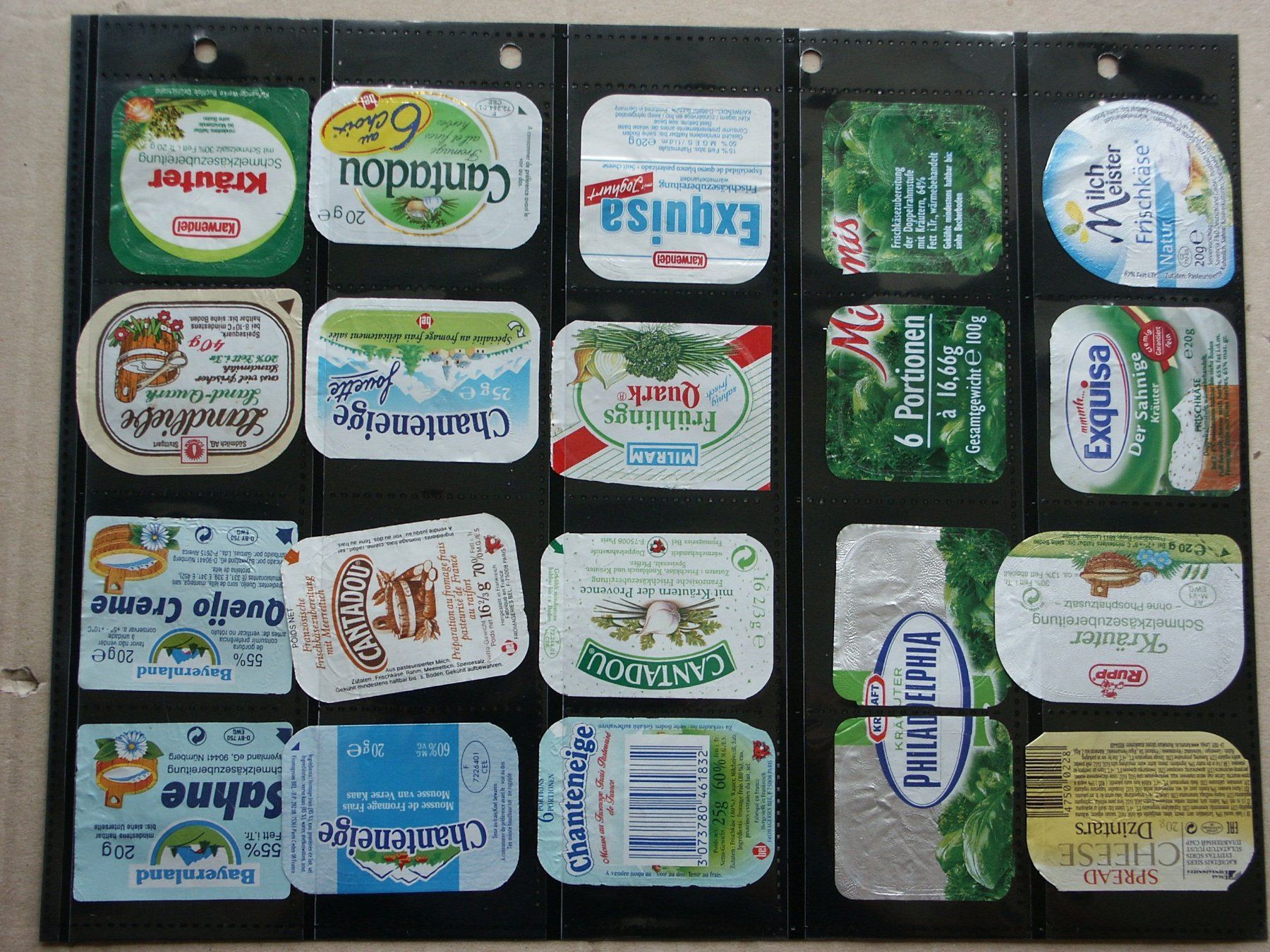 Kaffeerahmdeckel: 40    verschiedene     Butter - Deckeli – Gebraucht aus Niederglatt ZH von herzblatt5449 1