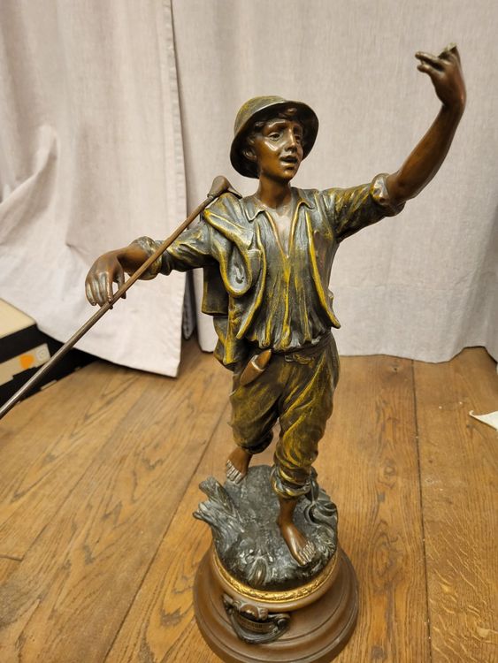 Statue LE FAUCHEUR D'APRÈS GEO MAXIM Kaufen auf Ricardo