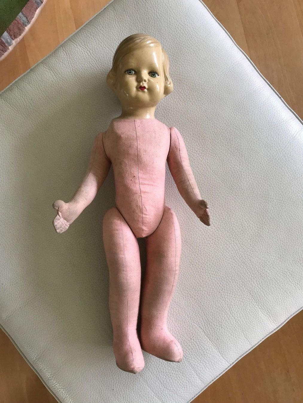 Poupées: Antike Puppe mit Stoffkörper – D'occasion à Hittnau par Noppi 3