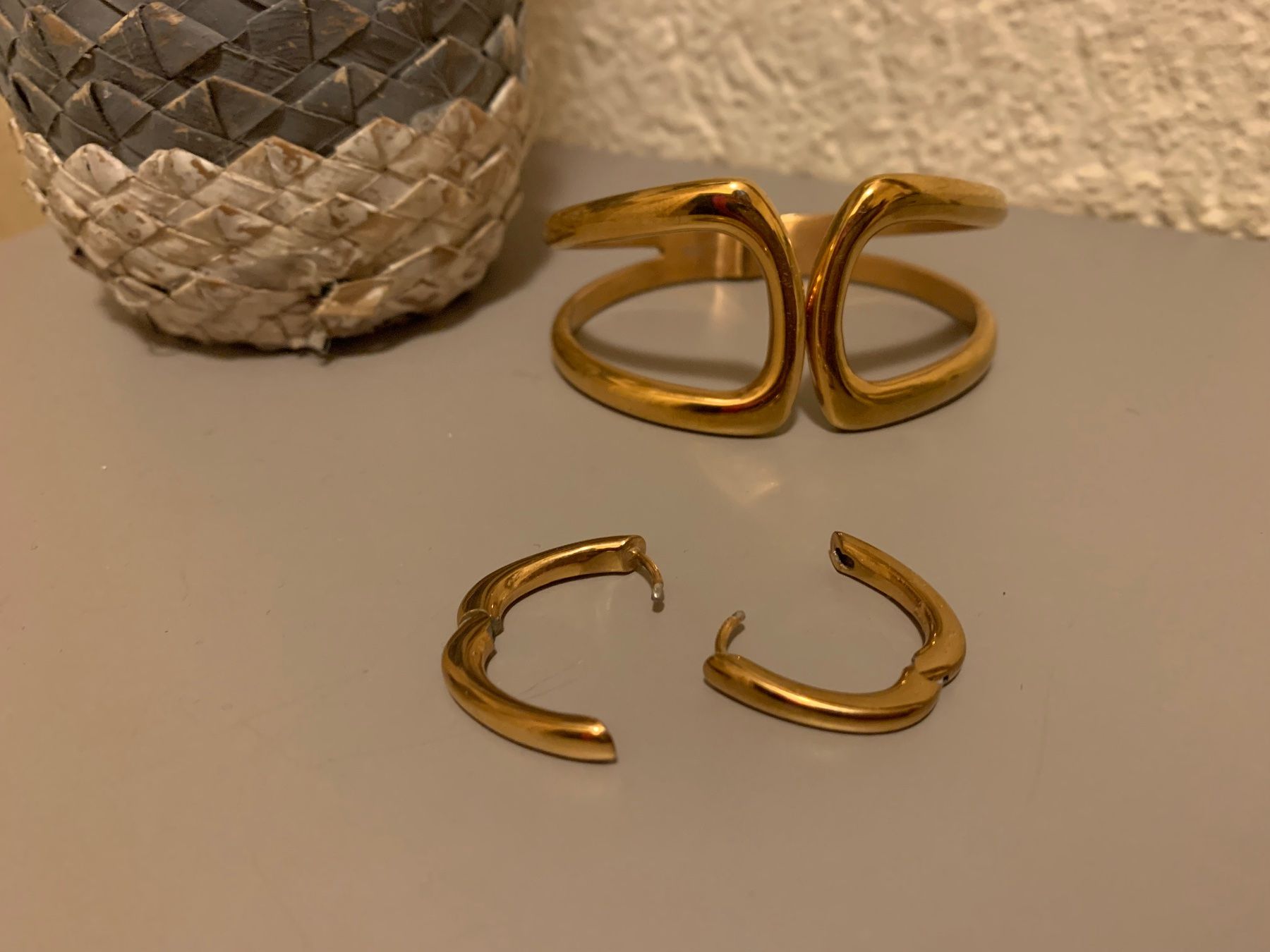 Bracciali & Braccialetti: Bracelet bague boucles acier rosé – Usato da Sion venduto da DayJenn