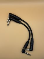 Contrik Patchkabel 6.35 mm Klinke Pedals 2 Stück