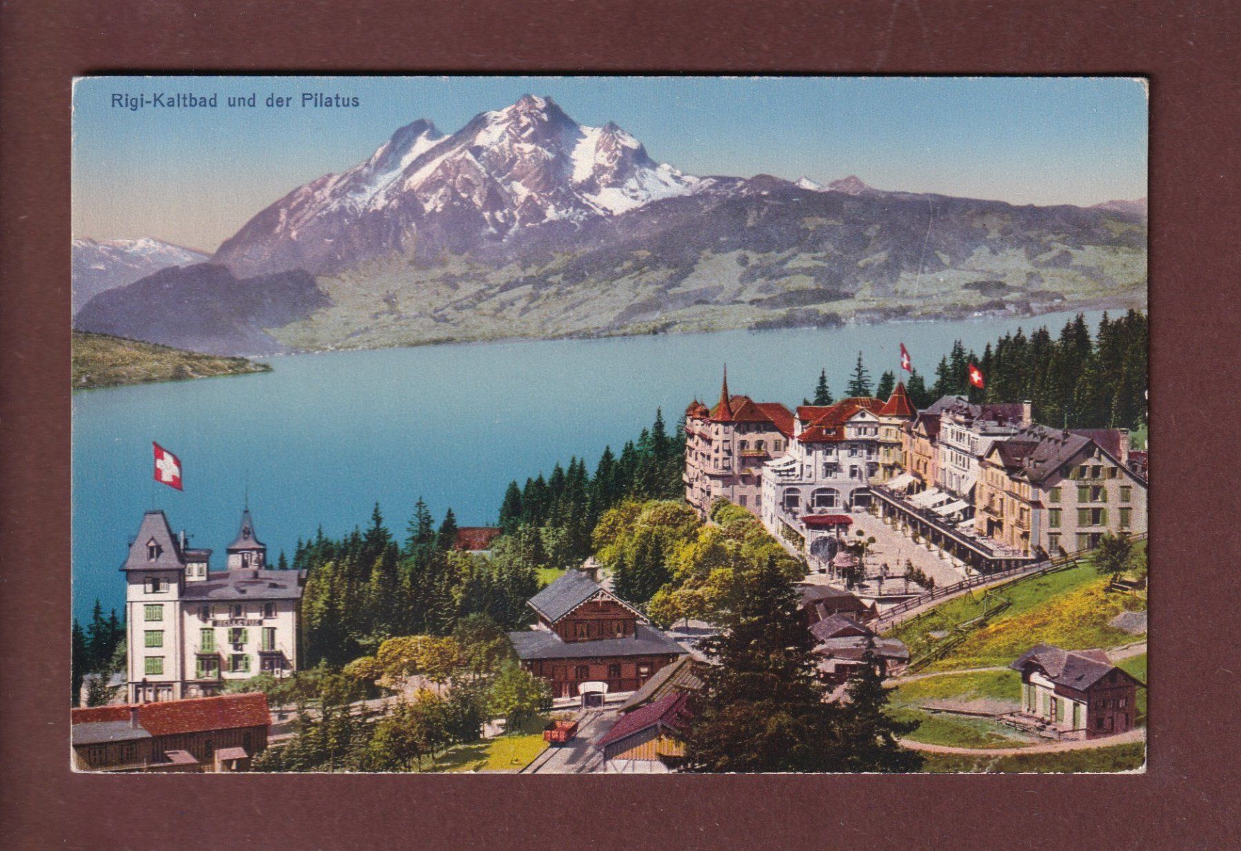 Cartoline postali: RIGI-KALTBAD - Pilatus – Usato da Pully venduto da nicecards