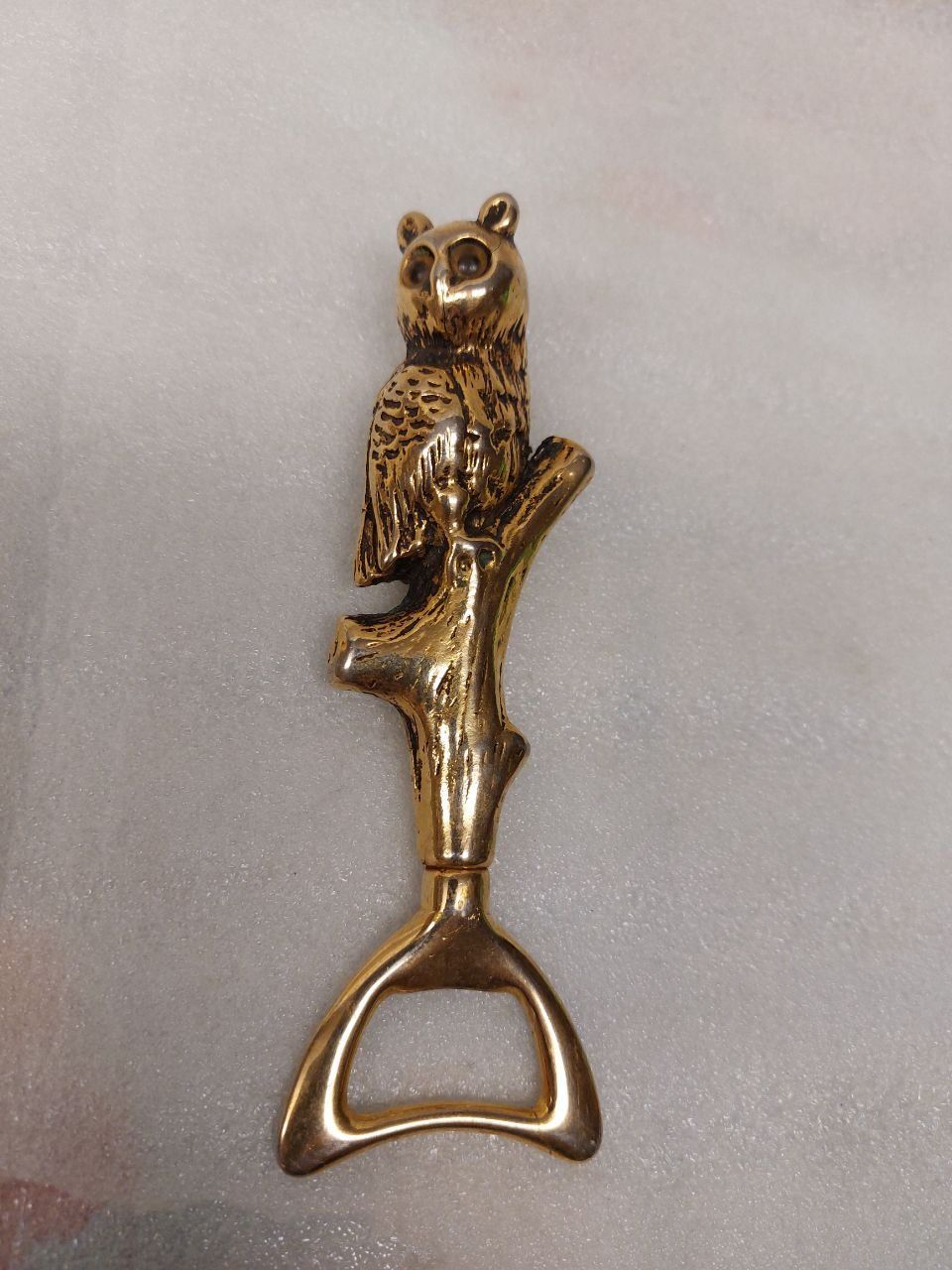 Flaschenöffner & -verschlüsse: Vintage solid brass owl bottle opener for collectors – Gebraucht aus Pambio Noranco von TREBORLOP