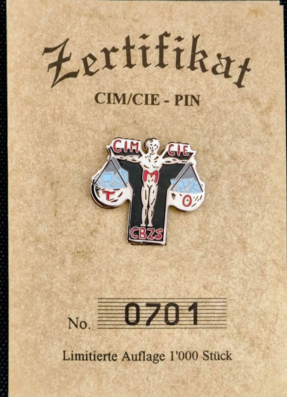 Plaketten & Abzeichen: Pin limitiert mit Zertifikat – Gebraucht aus Pfäffikon ZH von Colacity