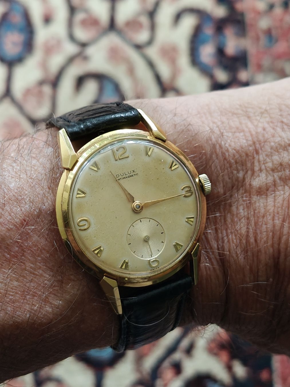 Orologi: Dulux Handaufzug Jumbo Vintage – Usato da Bern venduto da Churchfield 4