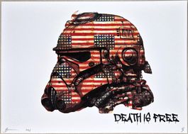 Death NYC Ltd Ed Pop Art Druck " US Rex Star Wars Helm