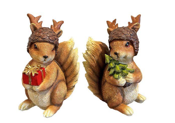 Tutte le decorazioni: Weihnachtsdeko Eichhörnchen mit Geschenk 17 cm – Nuovo e nell'imballaggio originale da Oensingen venduto da Liquidations-Shop 6