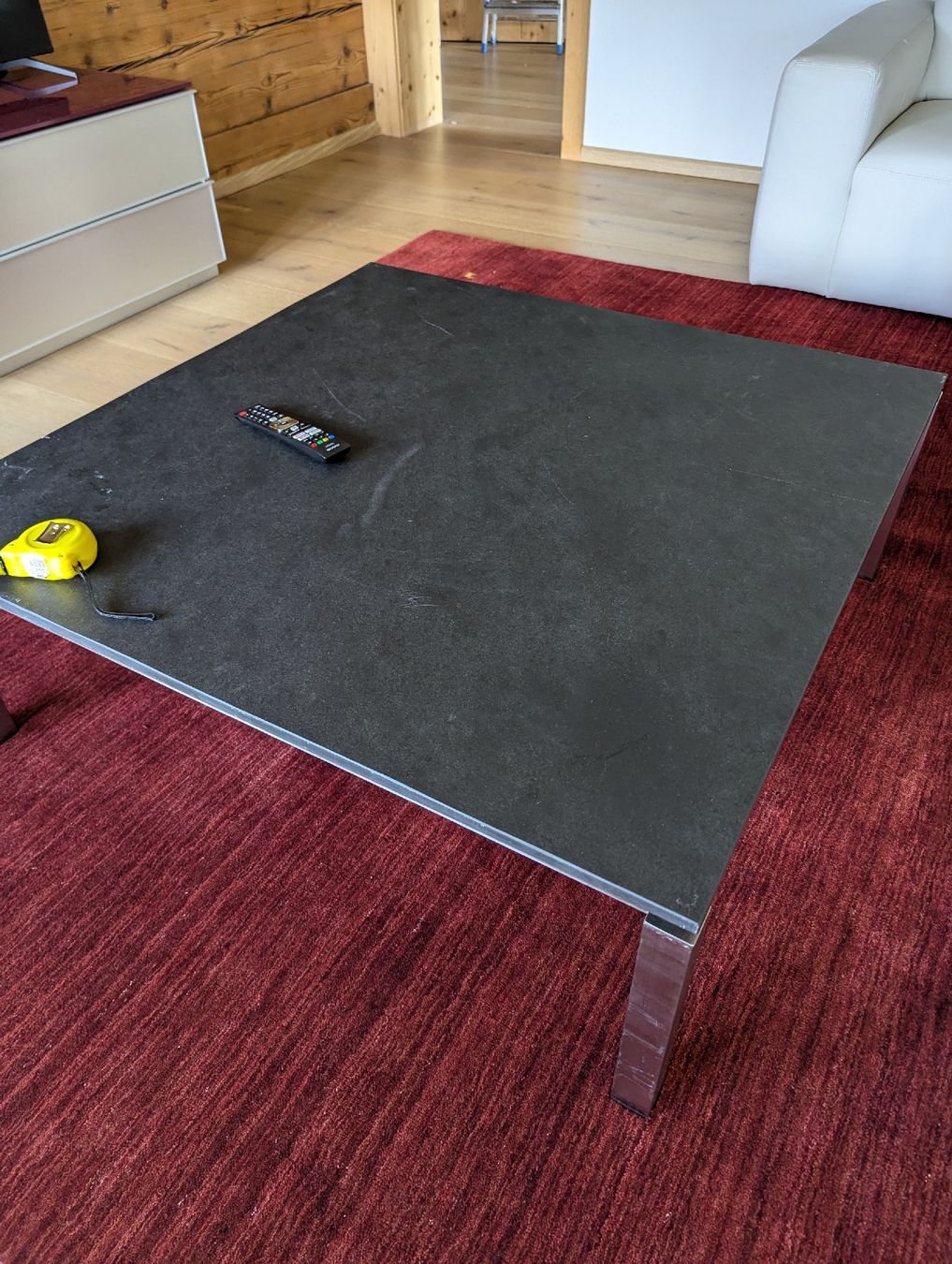 Tavoli: Hutter Designer Wohnzimmertisch Granit - Edelstahl matt – Usato da Erlenbach im Simmental venduto da freidlteam 2