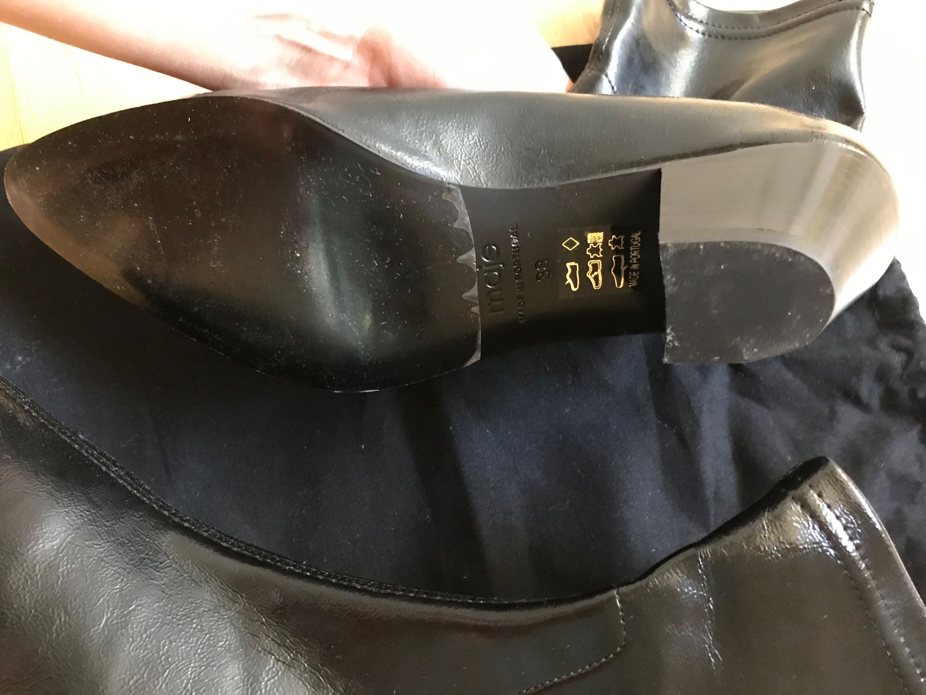Maje Damenschuhe: Maje Vinyl Leather Boots 38 – Neu und originalverpackt aus Zürich von jujusi 3