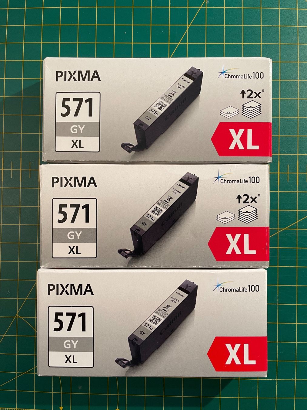 Canon Cartucce per stampanti & toner: Canon Pixma Typ 571 XL grau – Nuovo e nell'imballaggio originale da Hünibach venduto da Huema
