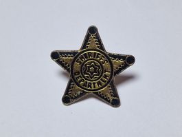 Sheriffs Department Polizei Stern Pin