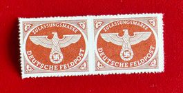 DEUTSCHES REICH ZULASSUNG FELDPOST PAAR 1942** POSTFRISCH