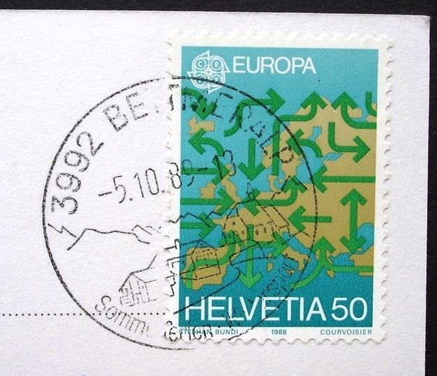 Cartes postales: BETTMERALP Sonnenterrasse – D'occasion à Jona par philajona 1