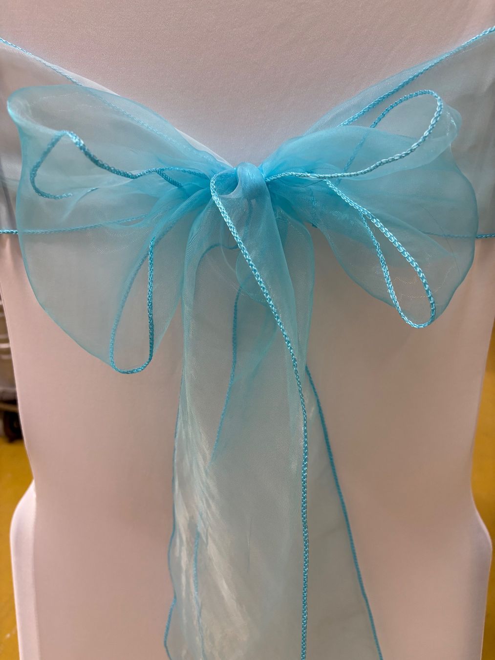 Tutte le decorazioni: 50 Stuhlschleifen organza mint – Nuovo (secondo la descrizione) da Oftringen venduto da SCHIBLI1 1
