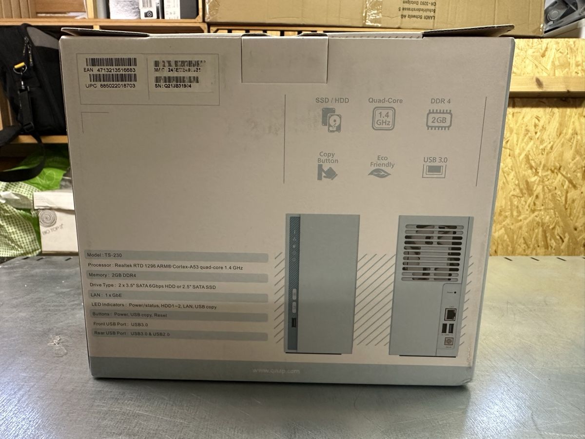 Qnap Server: QNAP TS-230 NAS OVP – Nuovo e nell'imballaggio originale da Luzern venduto da FrankGroebel 2