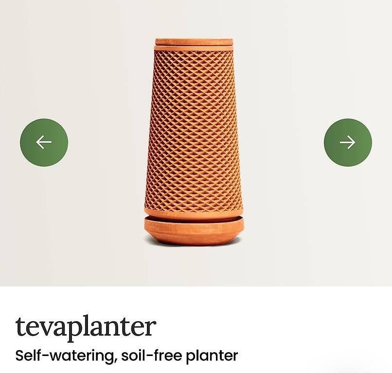 Vasi per fiori: Teva Planter unused – Nuovo e nell'imballaggio originale da Basel venduto da nik_9t5d 2