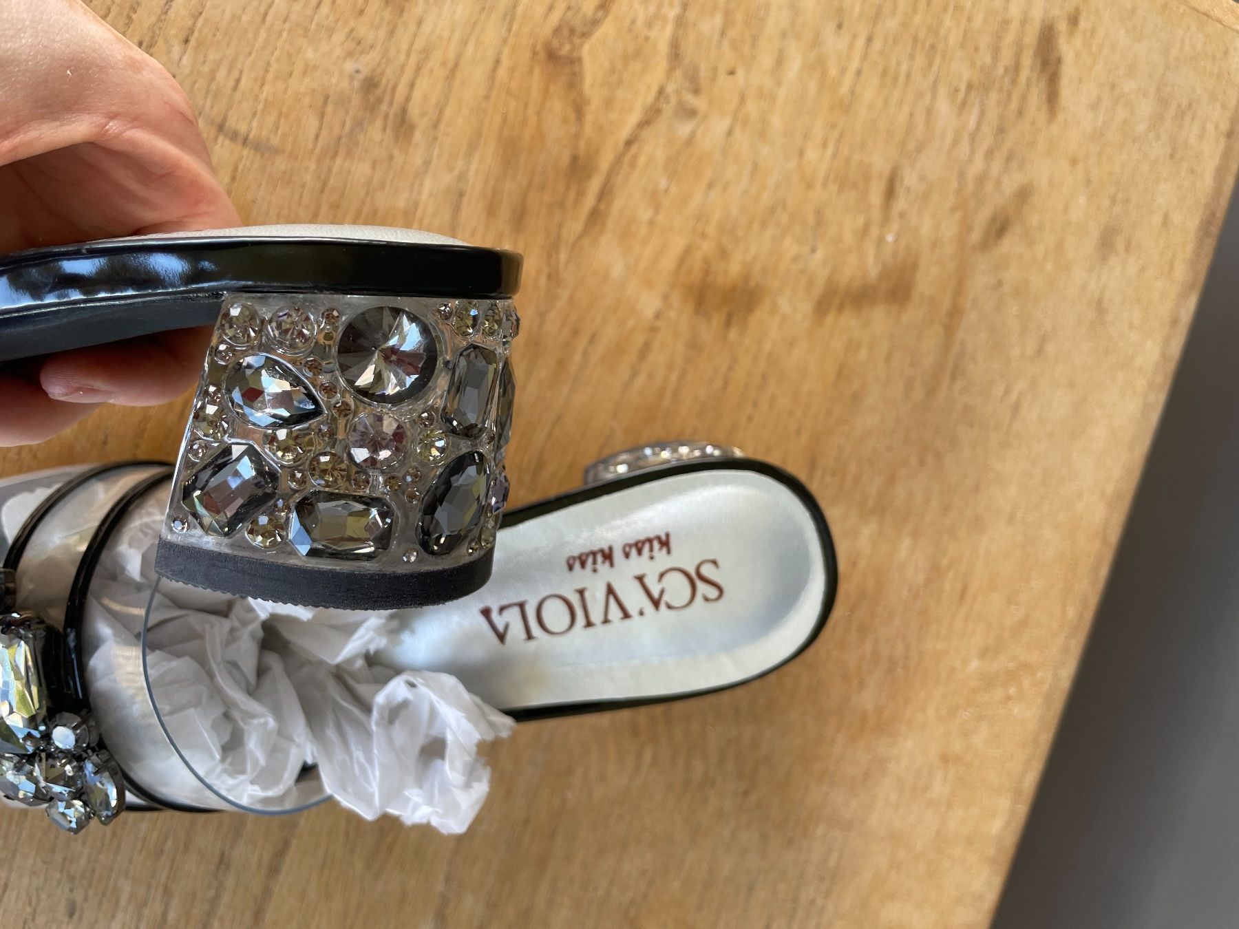 Scarpe da donna: Sandals with crystals Gr. 36 – Usato da Zug venduto da dim_np7l 4