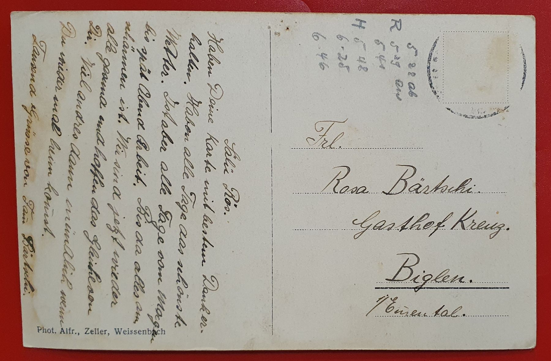Cartoline postali: Neuegg – Usato da Kreuzlingen venduto da Rschweiz1 1