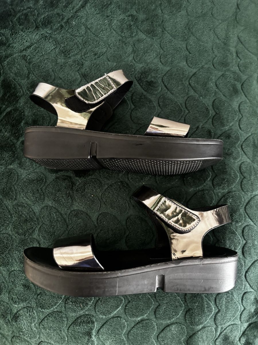 Scarpe da donna: Sandals Harajuku C.S.&T.&P. silver platform size 39 – Usato da Zürich venduto da cla_v6hx 2