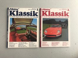 Motor Klassik Nr. 1 & 2  1984 Raritäten
