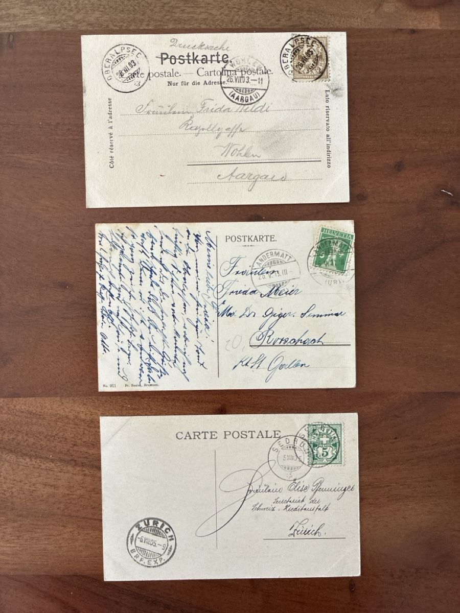 Cartes postales: 3 Ansichtskarten Schweiz vom Oberalp UR – D'occasion à Oftringen par Cla.vD.74 1