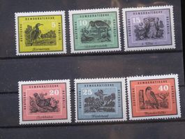 DDR 1959 Heimische Vögel **