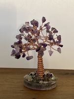 Edler Amethyst Baum, Kupferdraht,