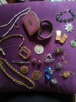 lot bijoux diverses ancien dont or,argent