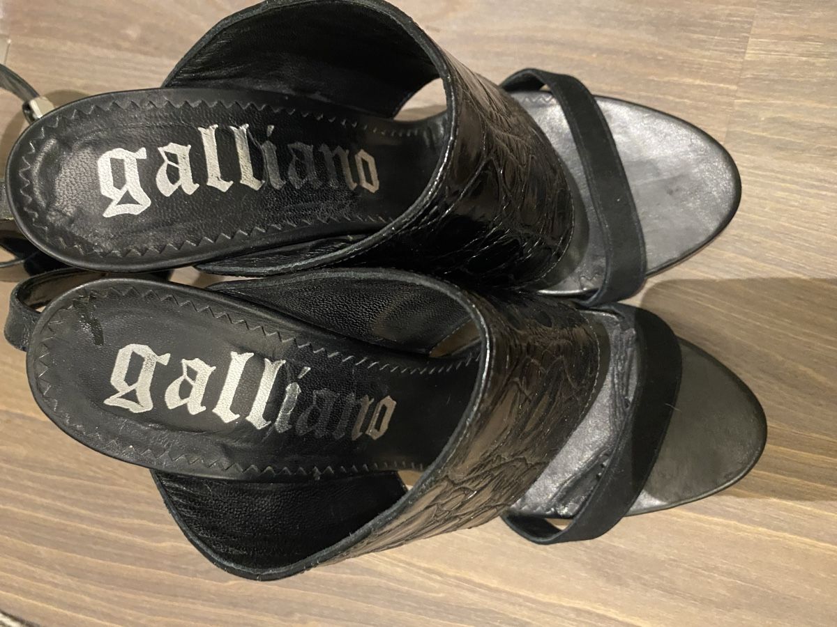 John Galliano Scarpe da donna: Galliano Damen offene Stiefeletten – Nuovo (secondo la descrizione) da Rorschach venduto da lvi_p29s 3