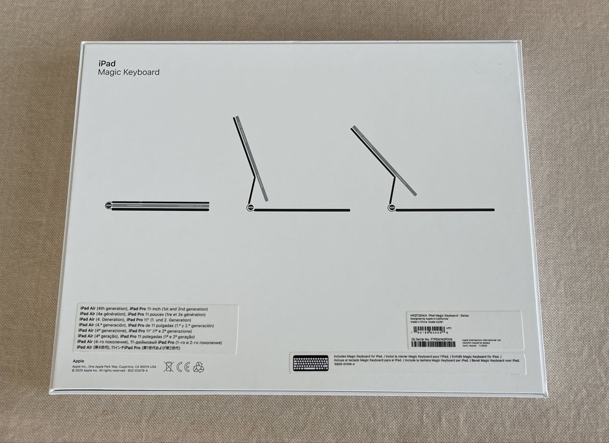 Apple Tastiere: Apple iPad Magic Keyboard mit Trackpad neuwertig – Usato da Suhr venduto da Niti66 6