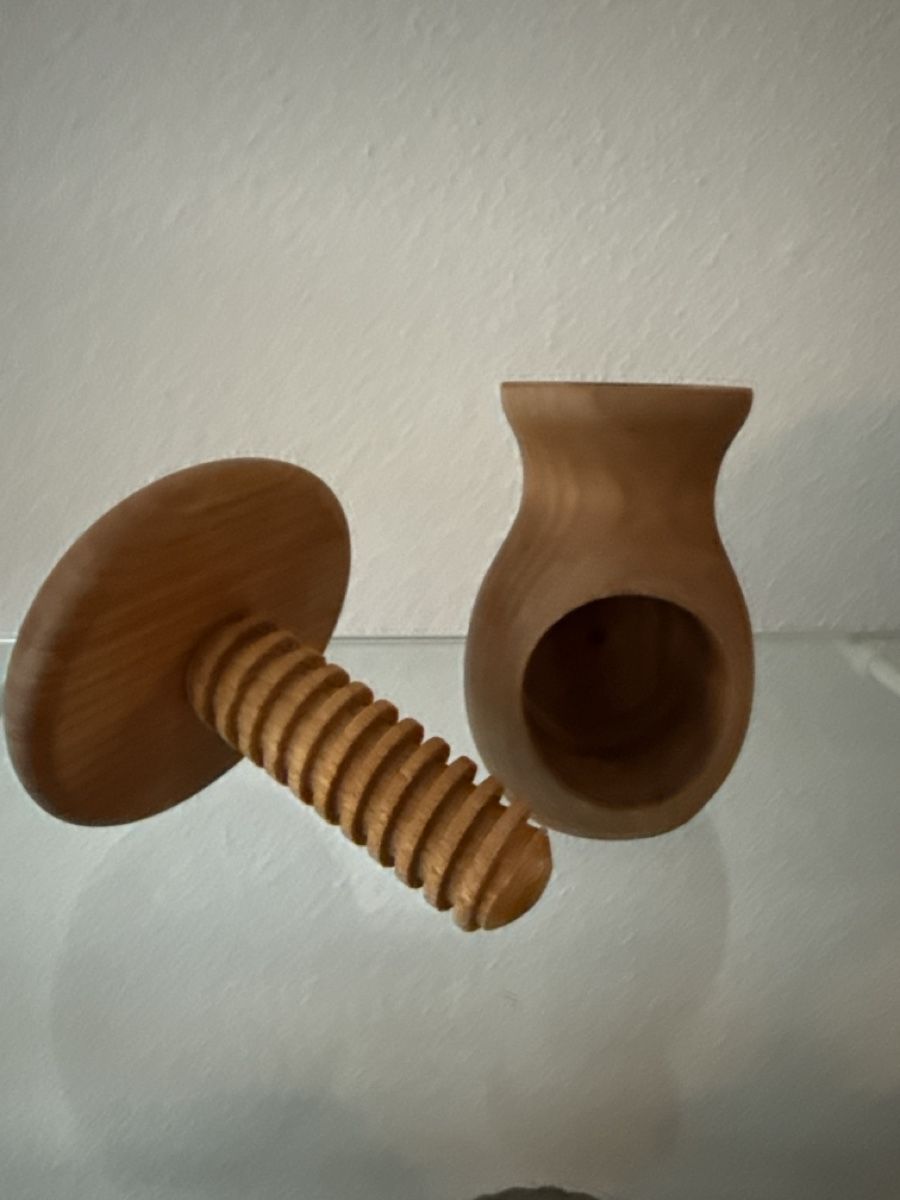 Tutte le decorazioni: Nussknacker aus Holz, Pilz Design – Nuovo (secondo la descrizione) da Bern venduto da Marym 2