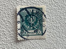 Polen Briefmarke