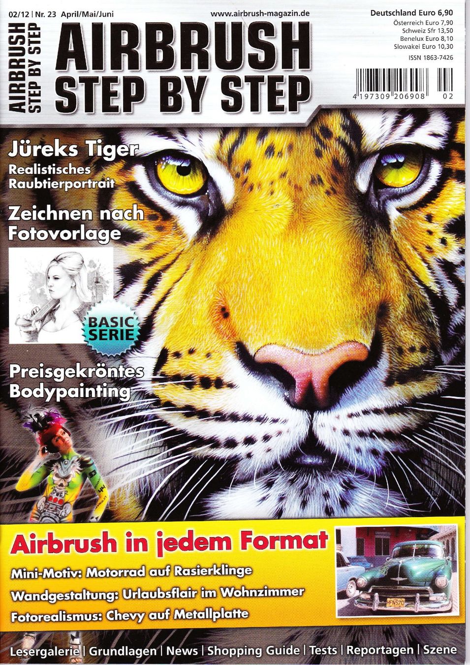 Riviste & Magazine: Airbrush Step by Step 02/12 - Nr. 23 – Nuovo (secondo la descrizione) da Reiden venduto da mirtox