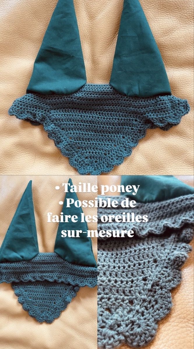 Zaumzeug & Halfter: Bonnet vert poney – Neu und originalverpackt aus Lavigny von Lea_9rxv