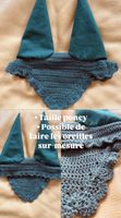 Bonnet vert poney 